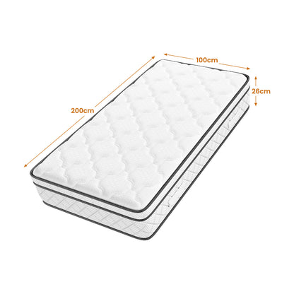 Surmatelas, blanc pour chambre et lit – vue détaillée 11