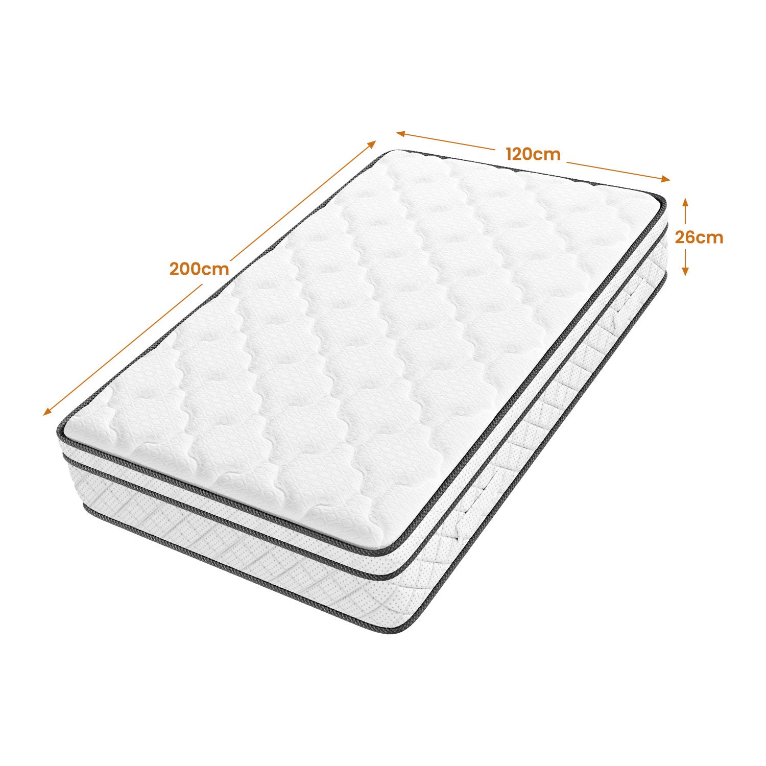 Surmatelas, blanc pour chambre et lit – vue détaillée 12