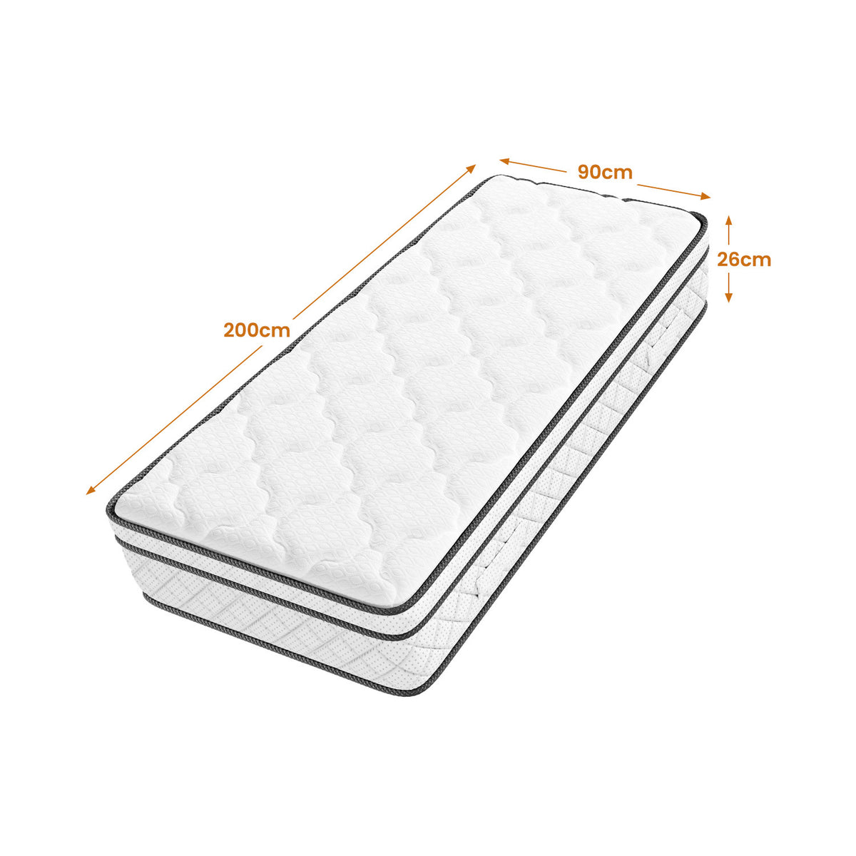 Surmatelas, blanc pour chambre et lit – vue détaillée 13