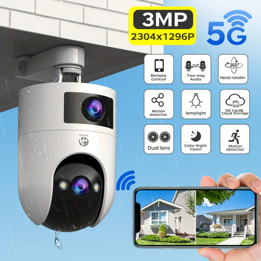 Surveillance à double objectif, 5G pour quotidien et maison – vue principale