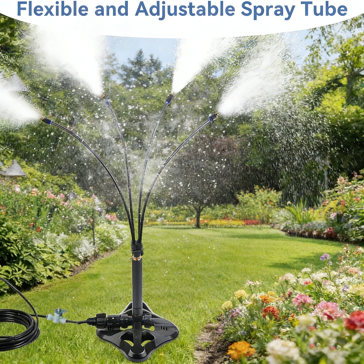 Système de brumisation extérieure pour jardin et terrasse – vue détaillée 2