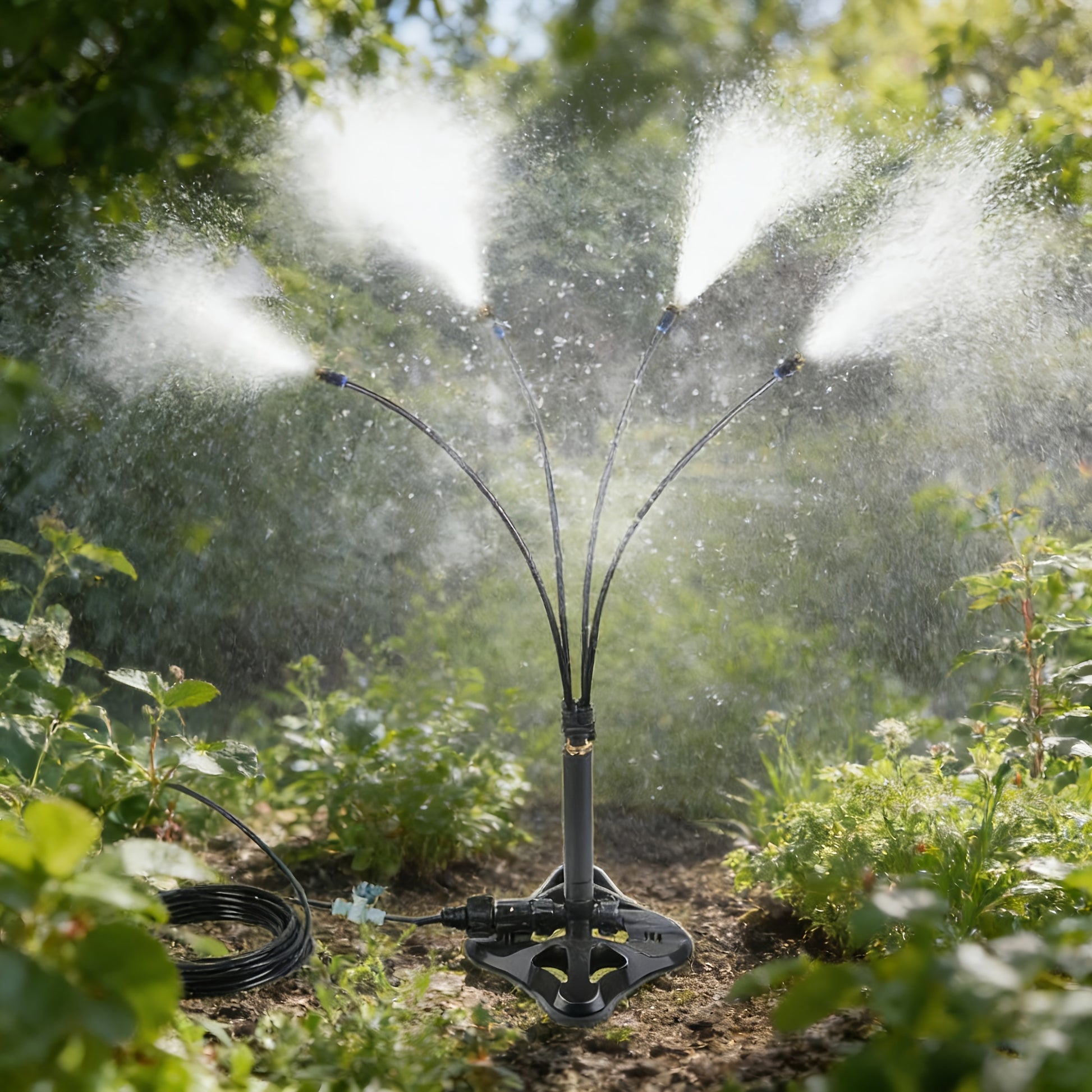Système de brumisation extérieure pour jardin et terrasse – vue détaillée 3