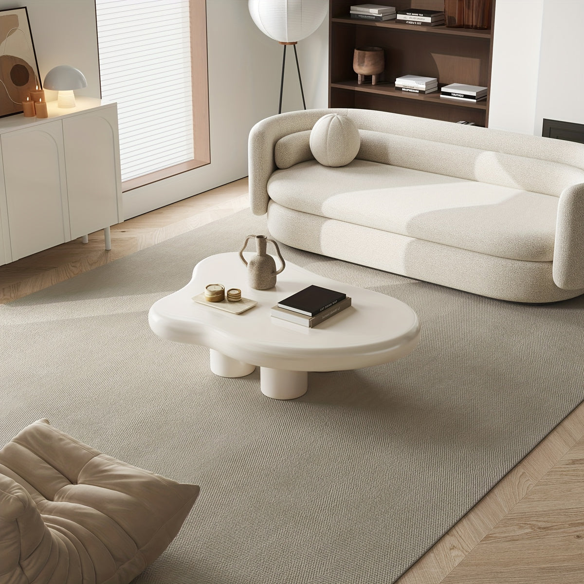 Table basse, Blanc crème pour salon et maison – vue détaillée 8