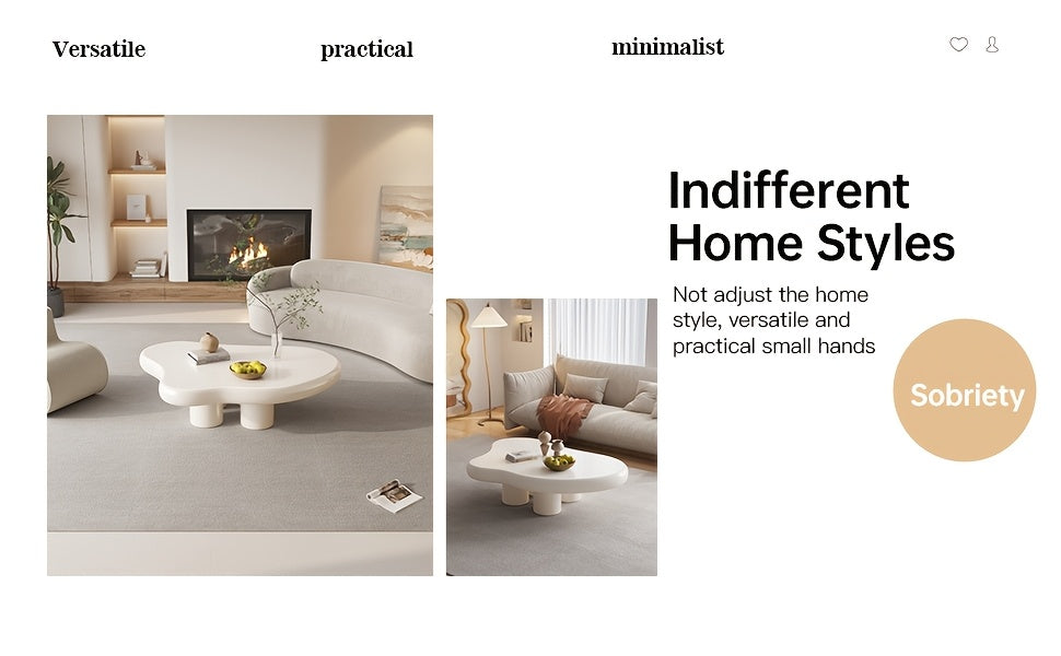 Table basse, Blanc crème pour salon et maison – vue détaillée 15