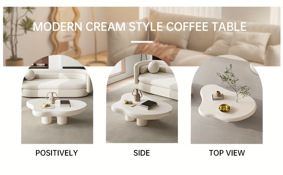 Table basse, Blanc crème pour salon et maison – vue détaillée 16