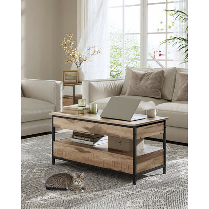 Table basse, Gris Anthracite et Noir Encre pour salon et maison – vue détaillée 4