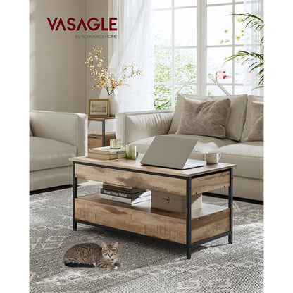 Table basse, Gris Anthracite et Noir Encre pour salon et maison – vue détaillée 6
