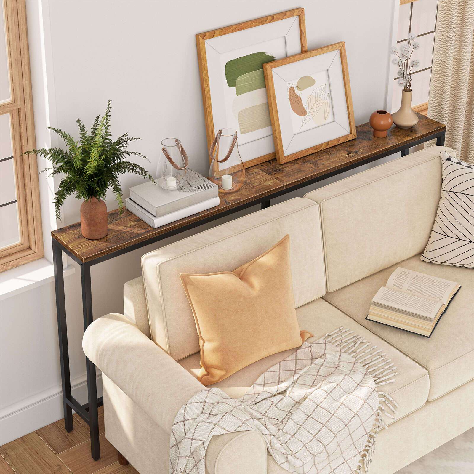 Table console, 160 cm pour salon et maison – vue détaillée 6