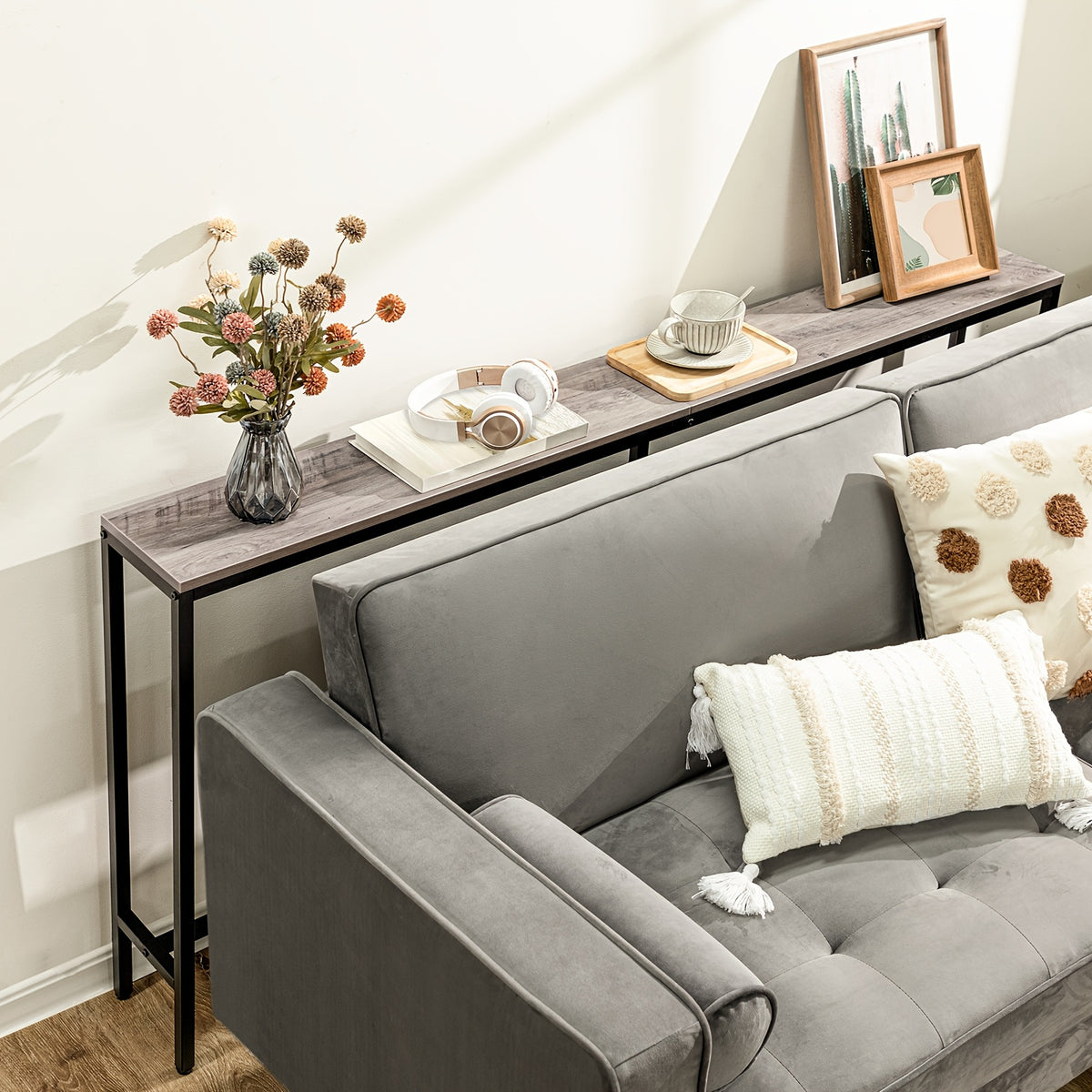Table console, 160 cm pour salon et maison – vue détaillée 10