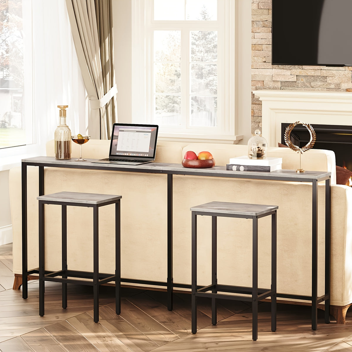 Table console, 180 cm pour salon et maison – vue détaillée 7