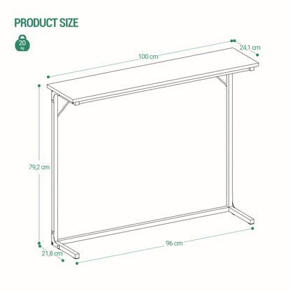 Table console, Blanc pour salon et maison – vue détaillée 3