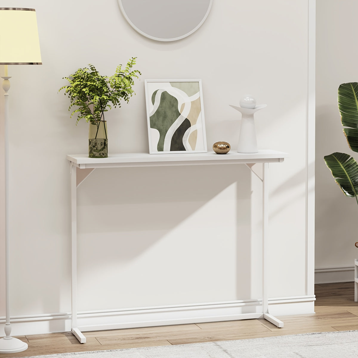 Table console, Blanc pour salon et maison – vue détaillée 4