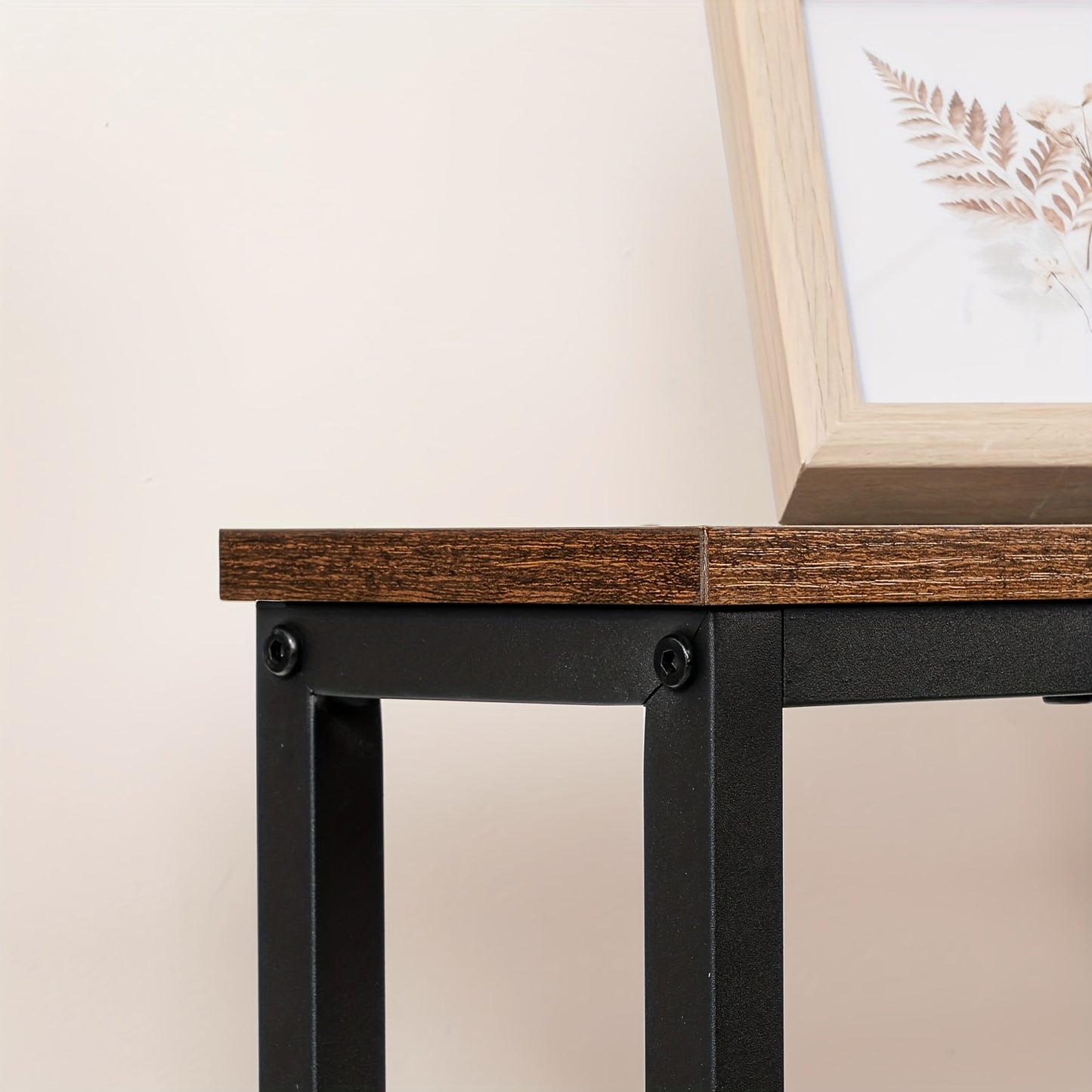 Table console d'entrée, Brun pour salon et maison – vue détaillée 5