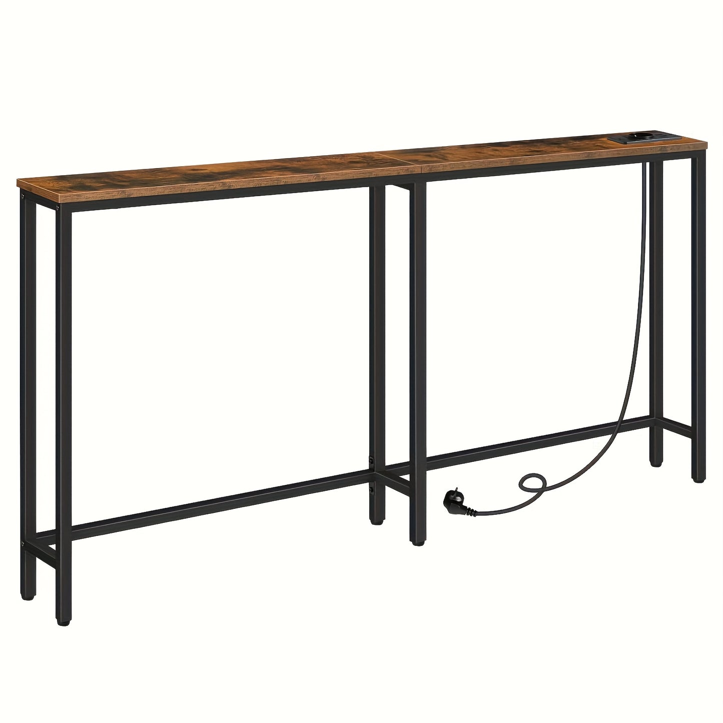Table console d'entrée, Brun pour salon et maison – vue détaillée 10