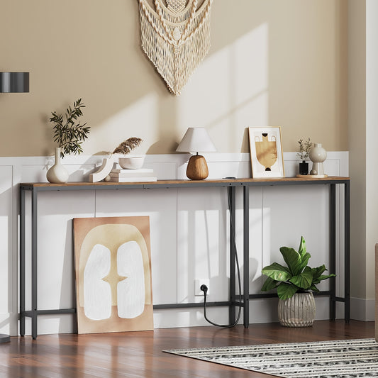 Table console étroite, 180 cm pour salon et maison – vue principale