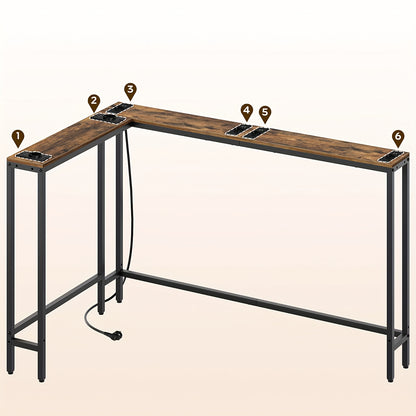 Table console étroite, 180 cm pour salon et maison – vue détaillée 5