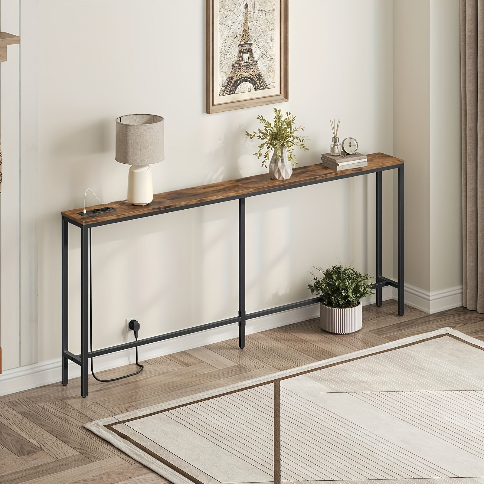 Table d'appoint latérale, 200 cm pour salon et maison – vue détaillée 10