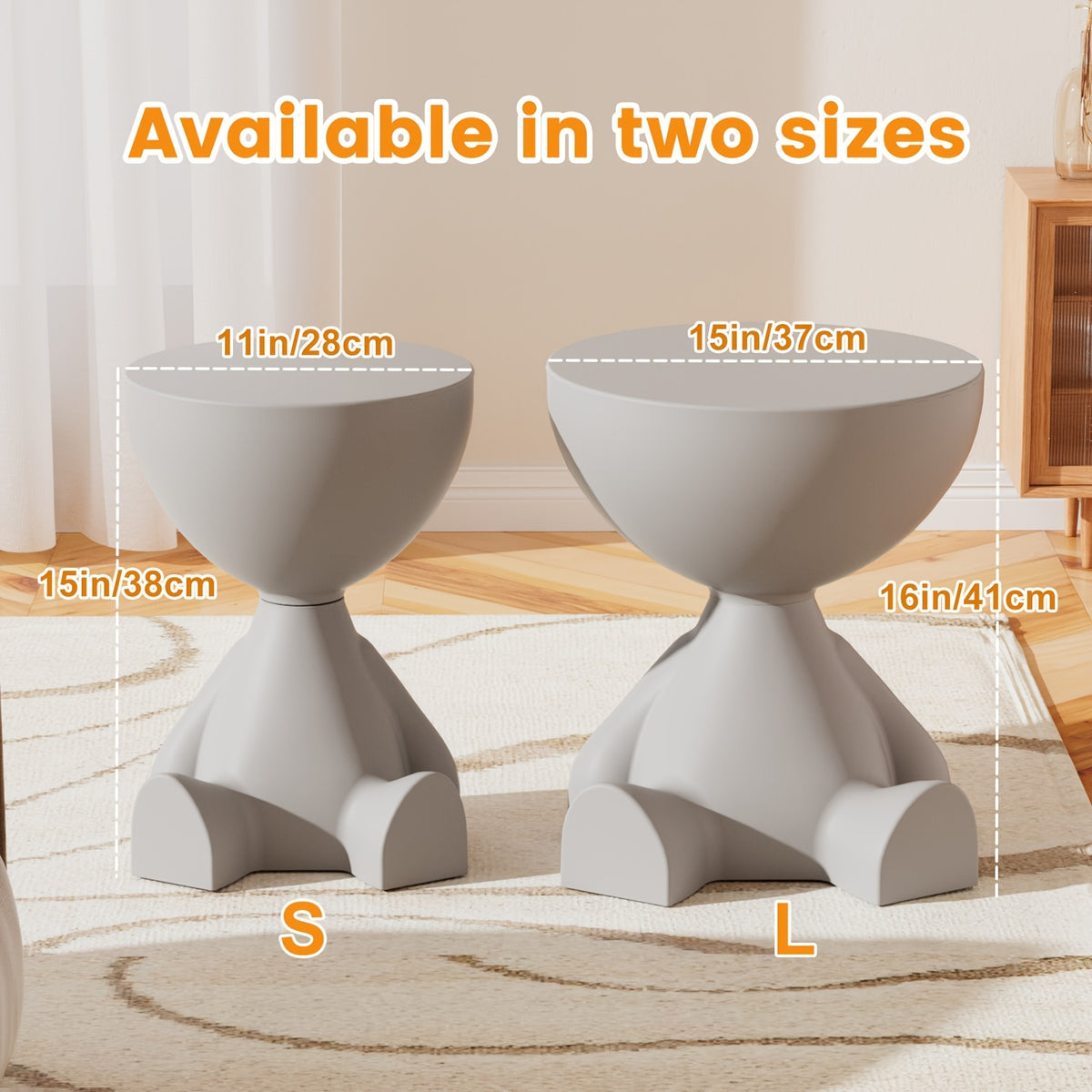Table d'appoint ronde, 28 cm pour salon et maison – vue détaillée 6