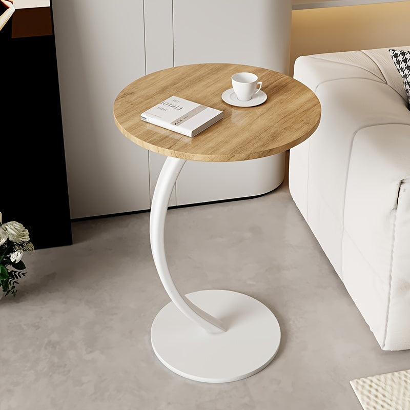 Table d'appoint ronde moderne, métal pour salon et maison – vue détaillée 11