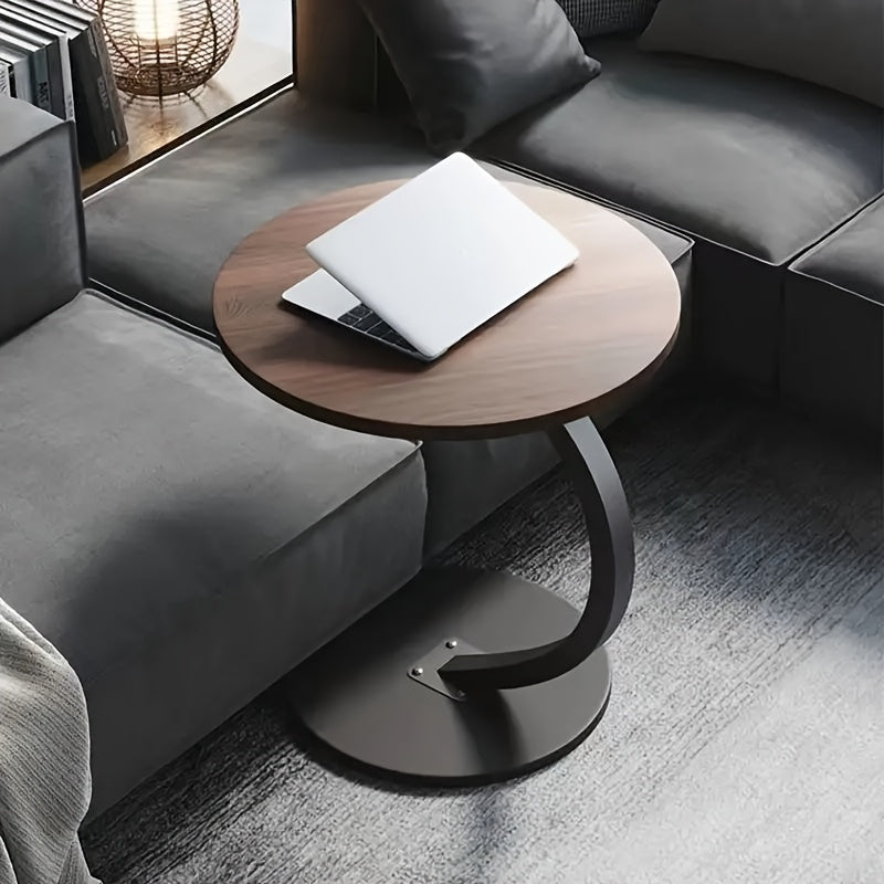 Table d'appoint ronde moderne, métal pour salon et maison – vue détaillée 12