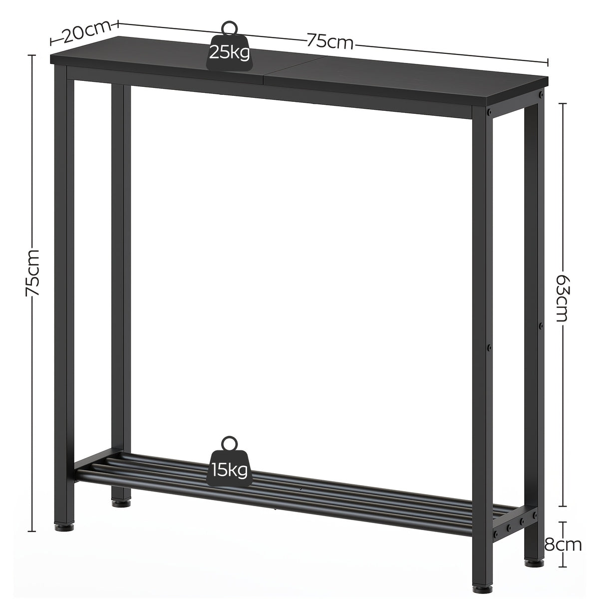 Table d'entrée, Blanc pour salon et maison – vue détaillée 5