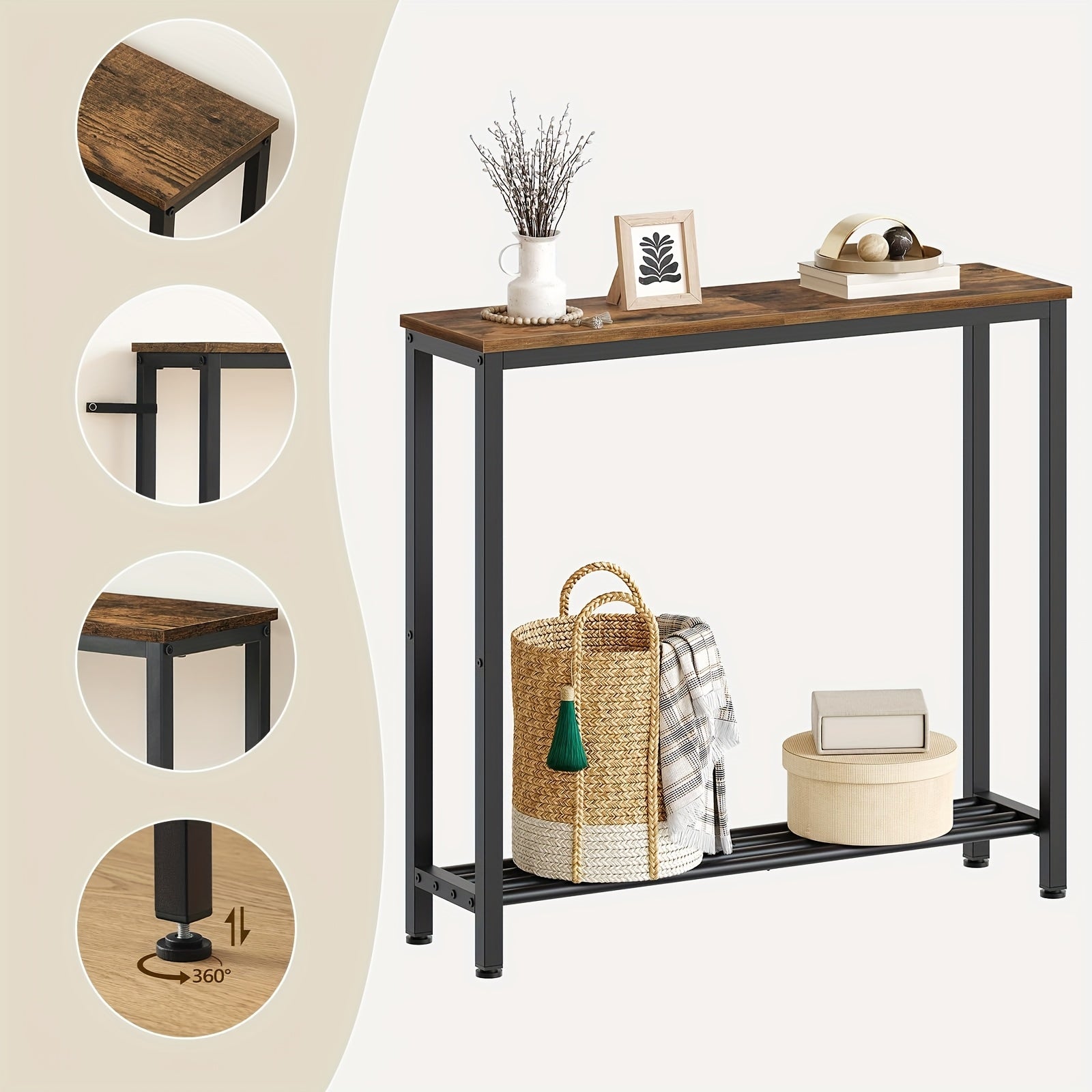 Table d'entrée, Blanc pour salon et maison – vue détaillée 8