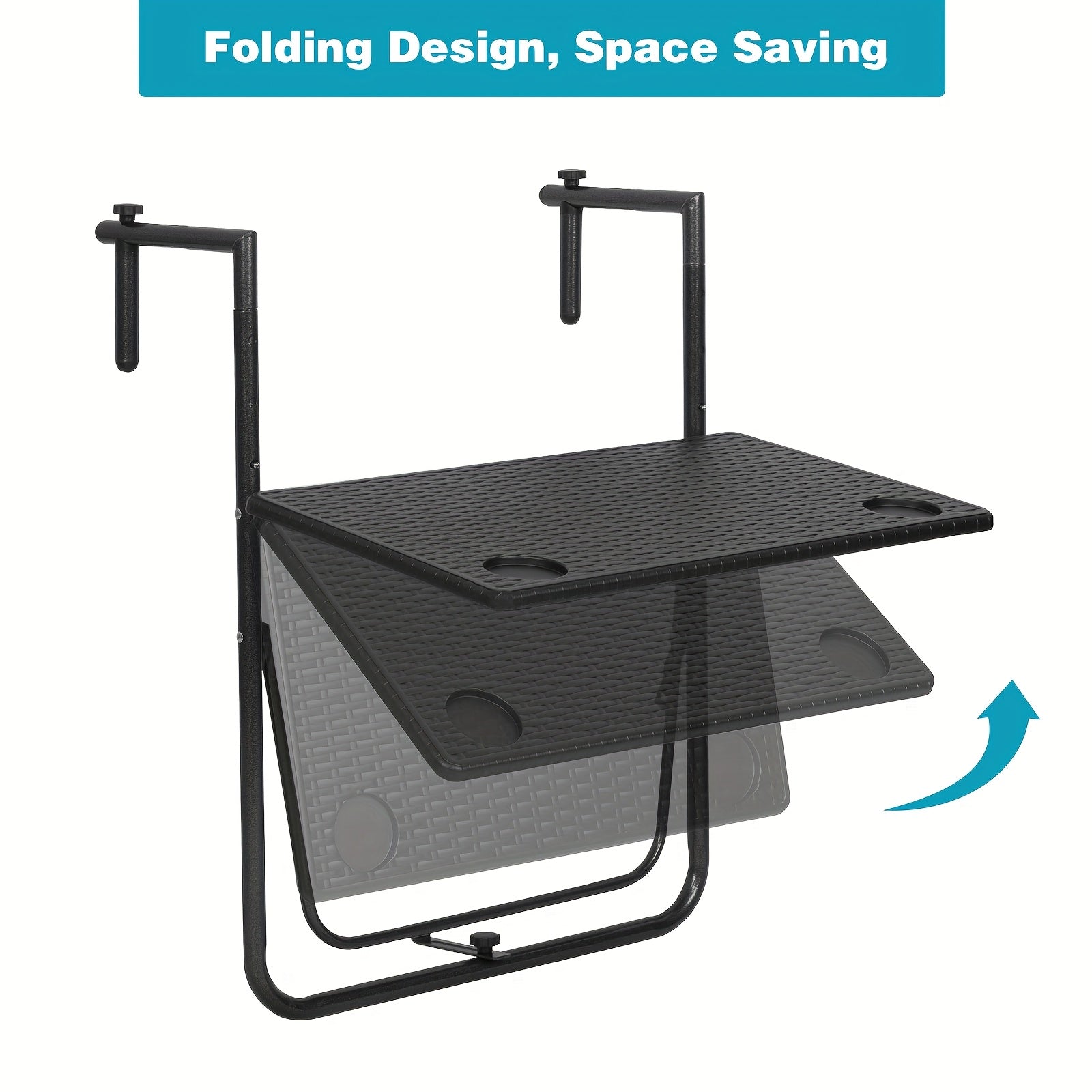 Table de camping, 1pc pour jardin et balcon – vue détaillée 5