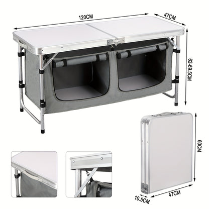 Table de camping, aluminium pour balcon et terrasse – vue détaillée 3