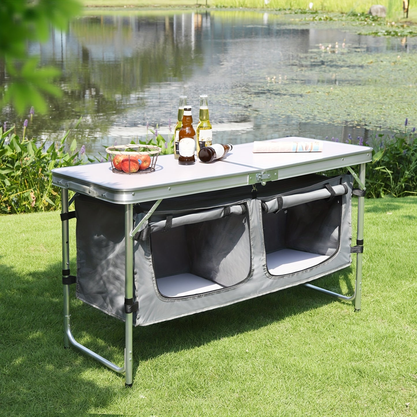 Table de camping, aluminium pour balcon et terrasse – vue détaillée 5