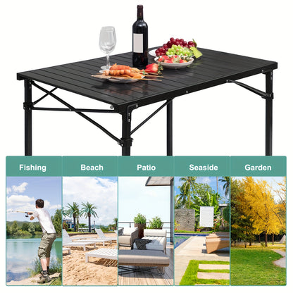Table de camping, argenté pour balcon et jardin – vue détaillée 3