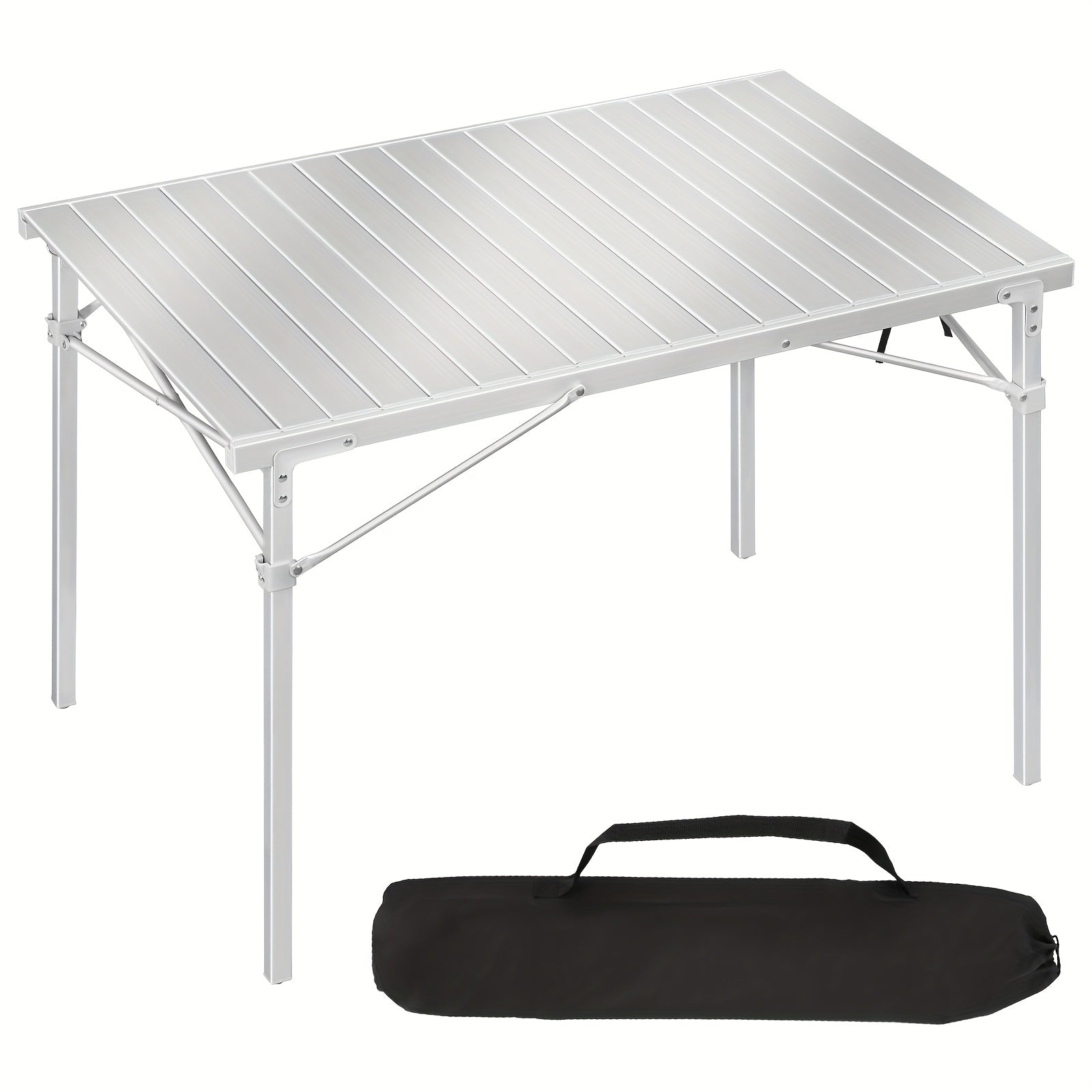 Table de camping, argenté pour balcon et jardin – vue détaillée 5