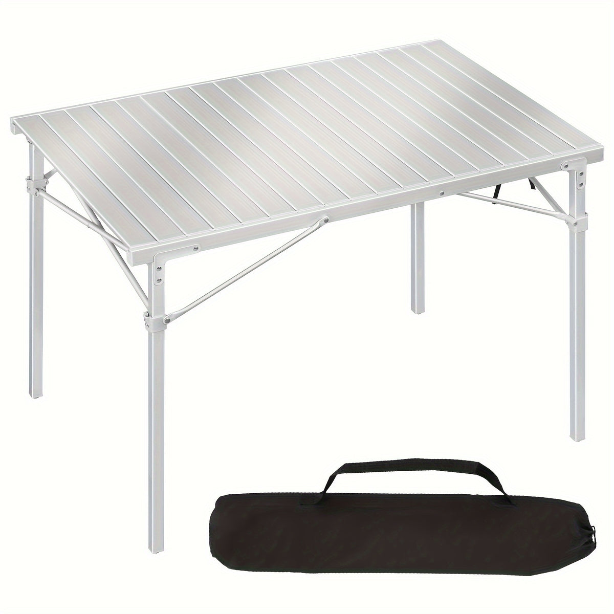 Table de camping, argenté pour balcon et jardin – vue détaillée 6
