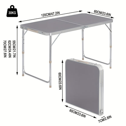 Table de camping, Gris pour jardin – vue détaillée 2