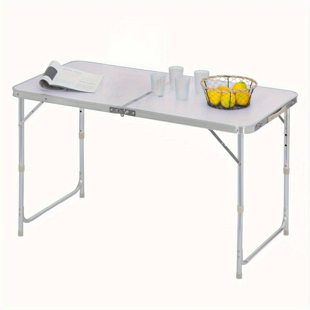 Table de camping, Gris pour jardin et terrasse – vue détaillée 4