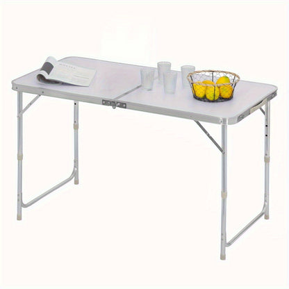 Table de camping, Gris pour jardin et terrasse – vue détaillée 4
