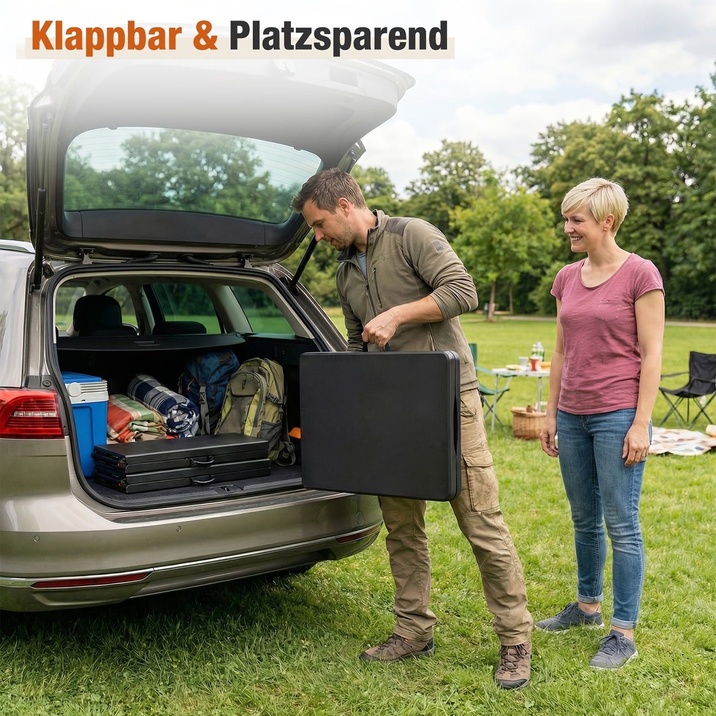 Table de camping, plastique pour jardin et balcon – vue détaillée 7
