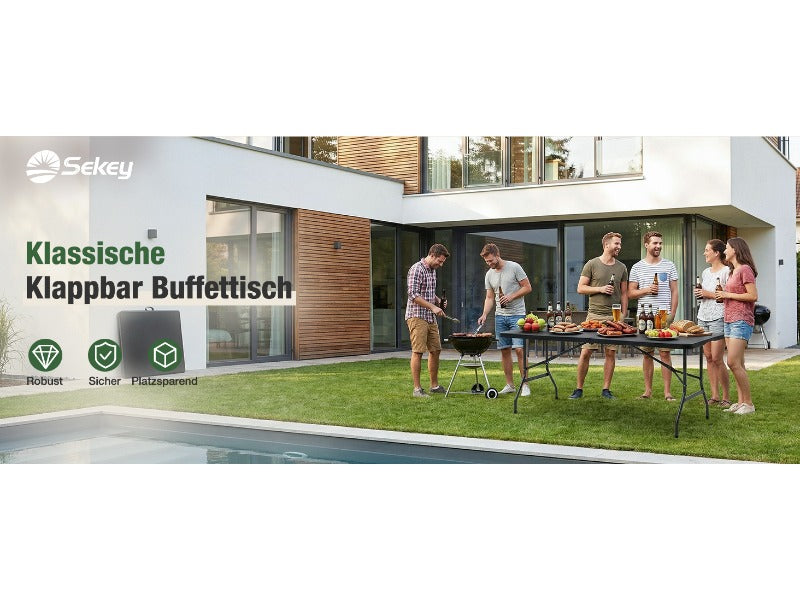Table de camping, plastique pour jardin et balcon – vue détaillée 8