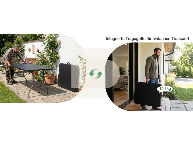 Table de camping, plastique pour jardin et balcon – vue détaillée 12