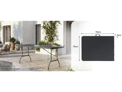 Table de camping, plastique pour jardin et balcon – vue détaillée 13