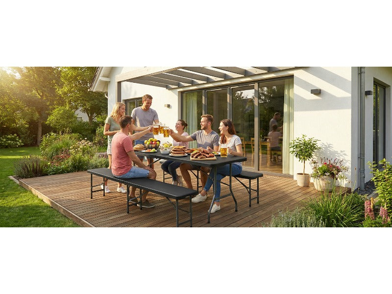 Table de camping, plastique pour jardin et balcon – vue détaillée 15