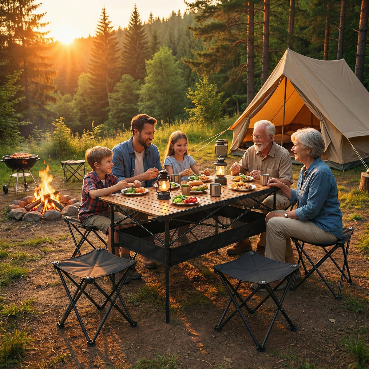 Table de camping pour jardin et balcon – vue détaillée 5