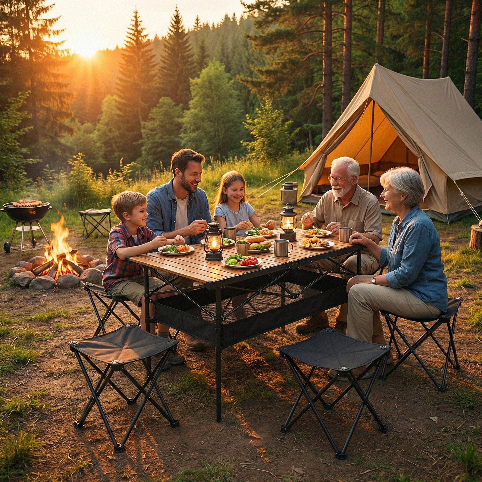 Table de camping pour jardin et balcon – vue détaillée 5