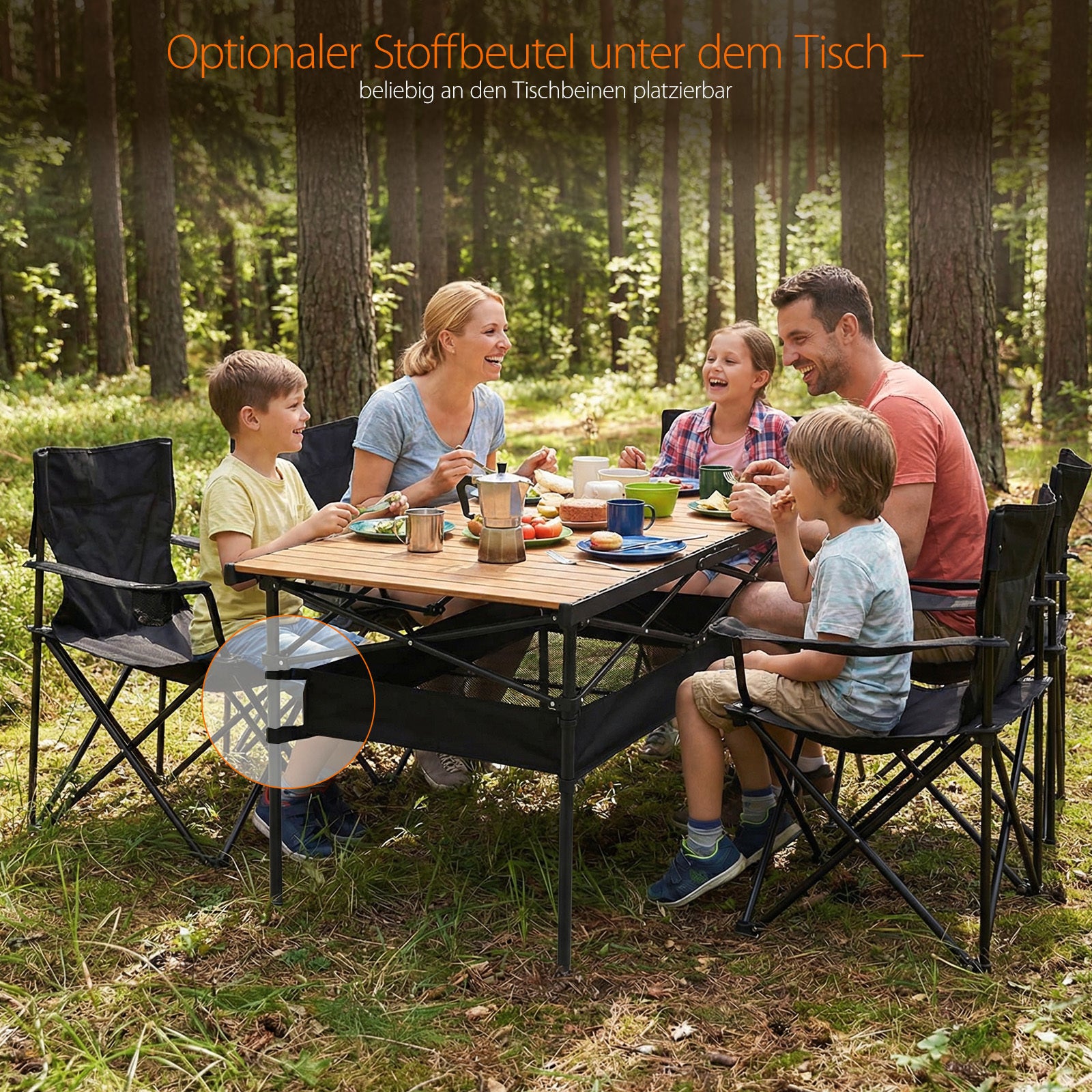 Table de camping pour jardin et balcon – vue détaillée 7