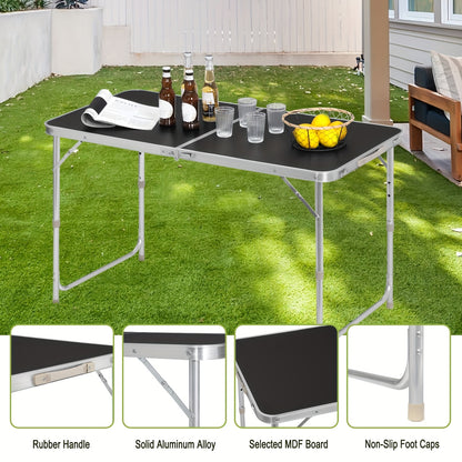 Table de camping, Support en Alliage d'Aluminium Rési pour balcon – vue détaillée 3