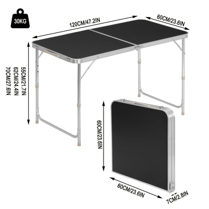 Table de camping, Support en Alliage d'Aluminium Rési pour balcon – vue détaillée 5