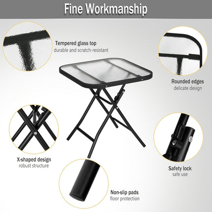 Table de camping, verre pour jardin et balcon – vue principale