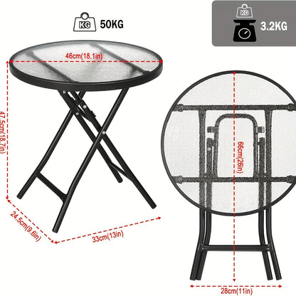 Table de camping, verre pour jardin et balcon – vue détaillée 7