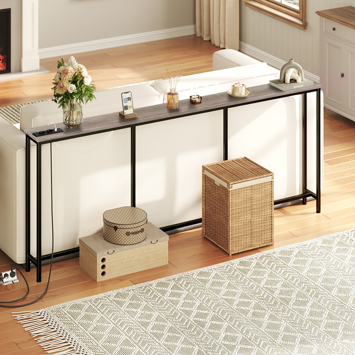 Table de chevet, avec rangement pour pièce de vie et usage quotidien – vue détaillée 2