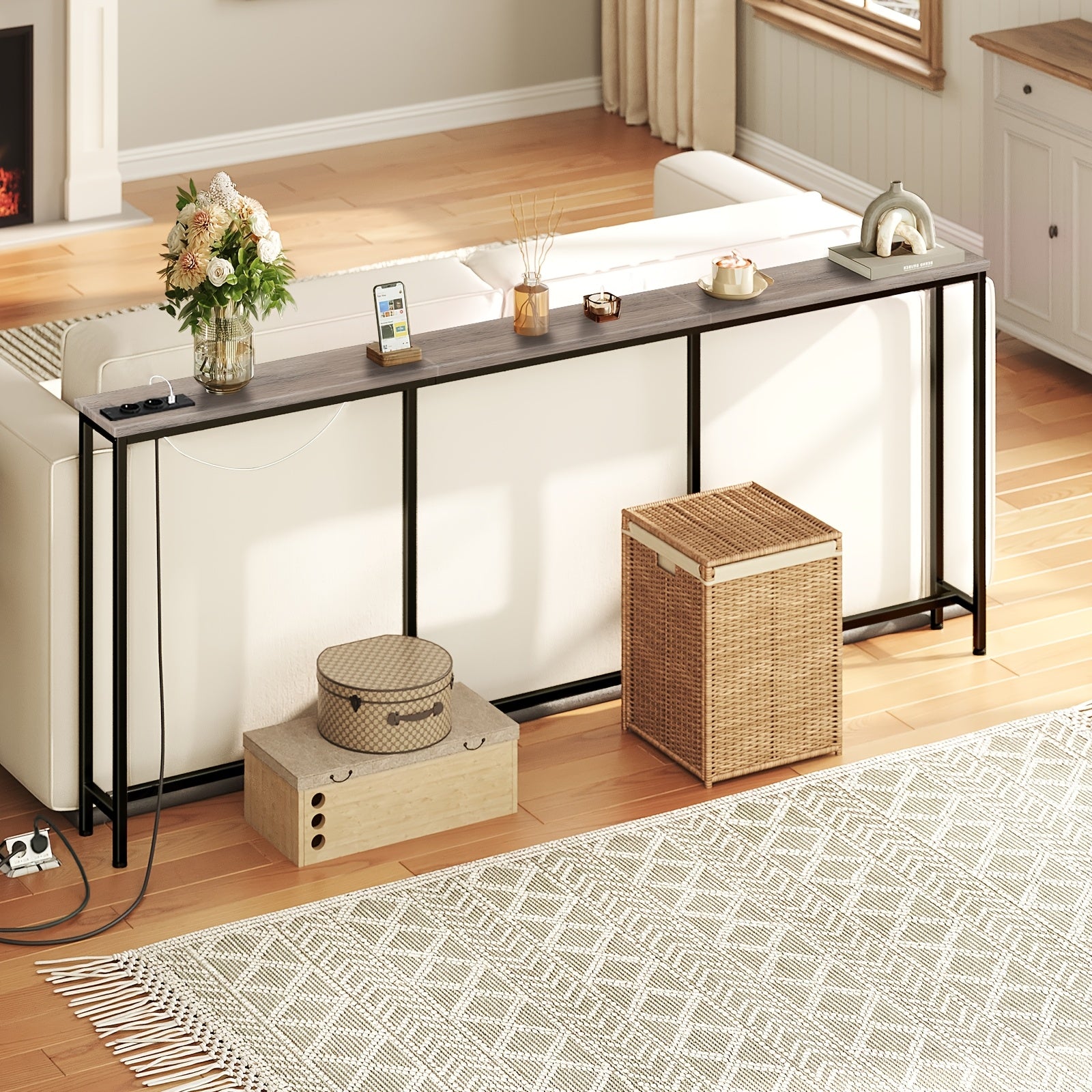 Table de chevet, avec rangement pour pièce de vie et usage quotidien – vue détaillée 2
