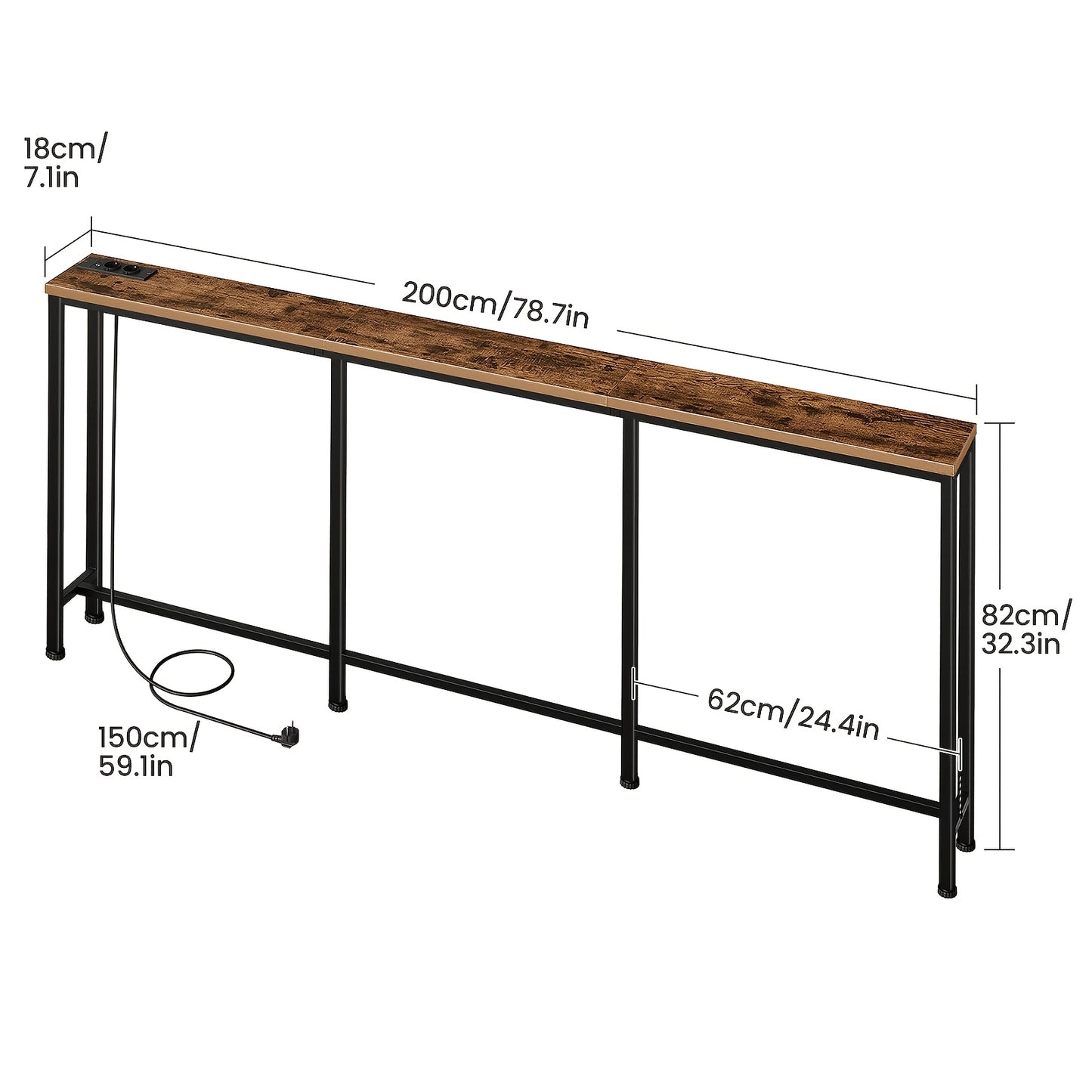 Table de chevet, avec rangement pour pièce de vie et usage quotidien – vue détaillée 3